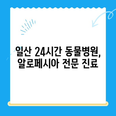 일산 24시간 동물병원| 강아지 알로페시아 검사 및 치료 안내 | 알로페시아 원인, 진단, 치료법, 비용, 추천 병원