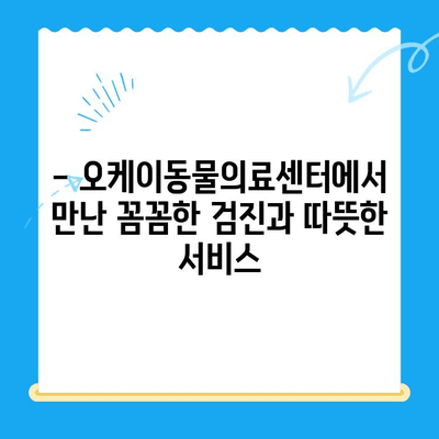 오케이동물의료센터 고양이 건강검진 후기| 꼼꼼한 검진 & 친절한 서비스 | 고양이 건강, 동물병원 추천, 건강검진 리뷰