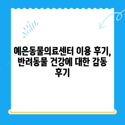 강남 24시간 예은동물의료센터| 의료진 초빙 & 최첨단 CT 도입 후기 | 동물병원, 24시 진료, 의료 장비, 진료 후기