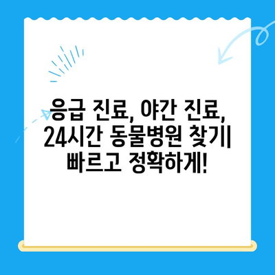 주말 응급 상황! 골절된 개를 위한 24시간 동물병원 찾기 | 응급 진료, 야간 진료, 동물 병원, 긴급 상황