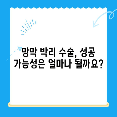 24시간 망막 박리 수술, 위험은 얼마나? | 망막 박리, 수술, 위험 요소, 주의 사항