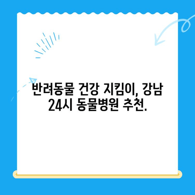 강남 24시 동물병원, 예은동물의료센터| 믿음직한 24시간 진료 | 응급, 야간 진료, 동물병원 추천, 강남