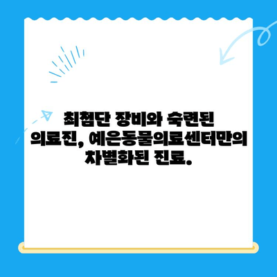 강남 24시 동물병원, 예은동물의료센터 개원 기념! | 반려동물 건강 지킴이, 새로운 시작을 알리다