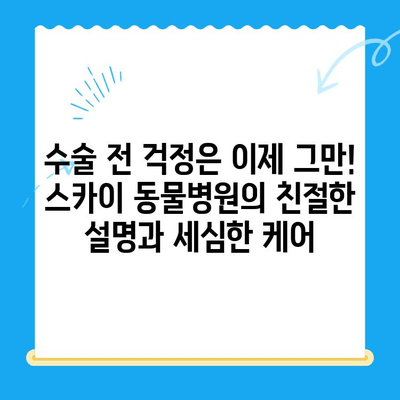 인천 계양동 스카이 동물병원 수술 후기| 🐶🐱 우리 아이의 건강한 회복 이야기 | 동물병원 추천, 수술 경험, 만족도