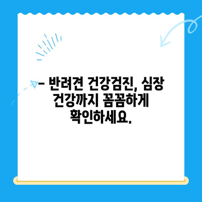 부산 연산 24시 동물병원| 반려견 심장검사, 안전하고 전문적인 진료 | 심장병, 건강검진, 24시간 응급진료