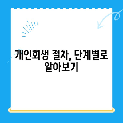 개인회생 신청, 이제 막막하지 않아요!  단계별 절차 완벽 가이드 | 개인회생, 파산, 채무, 법률, 신청 방법