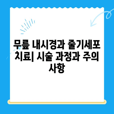 무릎 내시경 줄기세포 치료, 통증 완화 비용 알아보기 |  무릎 통증, 관절염, 재활, 치료