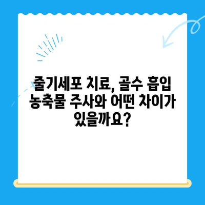 무릎 골관절염, 골수 흡입 농축물 관절강내 주사가 효과적인 경우는? | 무릎 골관절염 치료, 줄기세포 치료, 비수술적 치료