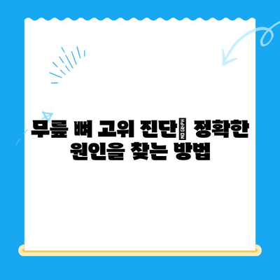 무릎 뼈 고위 증상| 원인, 진단, 치료 그리고 예방 | 무릎 통증, 관절 건강, 운동법