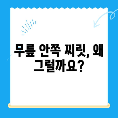 무릎 안쪽 찌릿, 통증의 원인과 해결 방법|  무릎 통증 완화를 위한 5가지 전문가 조언 | 무릎 통증, 무릎 안쪽 통증, 무릎 찌릿, 무릎 통증 원인, 무릎 통증 해결
