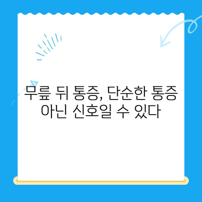 무릎 뒤 통증, 왜 생길까? 원인과 개선 방법 총정리 | 무릎 통증, 통증 완화, 움직임 개선, 운동 팁