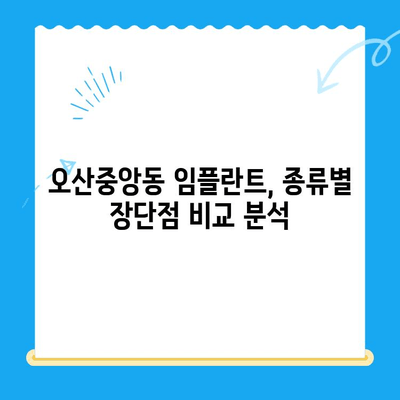 오산중앙동 치과 임플란트, 나에게 맞는 종류와 방법은? | 오산 임플란트, 치과 추천, 가격 비교