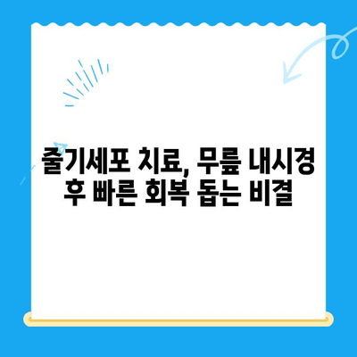 무릎 내시경 후 줄기세포 치료| 통증 악화 막는 5가지 방법 | 줄기세포, 통증 관리, 재활, 무릎 내시경