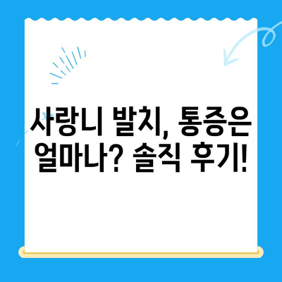 당산역 치과 사랑니 발치 후기| 붓고 아픈 어금니, 이제 그만! | 사랑니 발치, 통증, 회복, 당산역 치과 추천