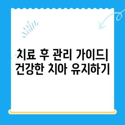 수내동 치과 치료 비용 & 치료 후 관리 가이드| 궁금한 모든 것을 해결하세요! | 치과 추천, 치료 과정, 비용 정보, 관리 팁