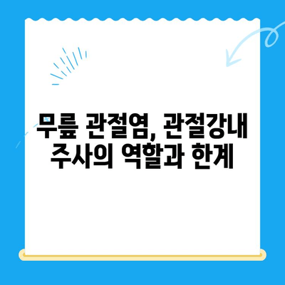 무릎 관절염, 골수 흡입 농축물 주사가 답일까요? | 무릎 관절염 치료, 줄기세포 치료, 관절강내 주사