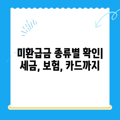 정부 미환급금, 한 번에 찾는 방법| 간편 확인 및 신청 가이드 | 환급금, 미환급금 조회, 정부 지원금