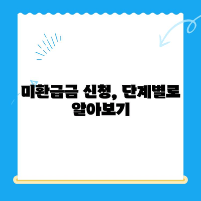 정부24 미환급금 신청 완벽 가이드 | 단계별 설명, 필요 서류, 주의 사항