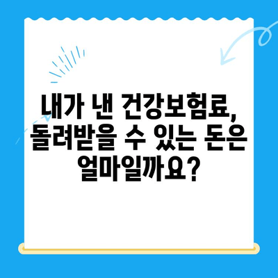 외국 거주로 인한 건강보험료 미환급금, 놓치지 말고 확인하세요! | 건강보험, 환급, 해외 거주, 팁