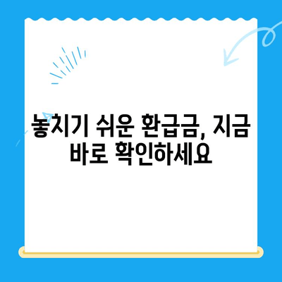 내 돈 돌려받자! 국세, 지방세, 의료비 미환급금 한번에 조회 | 환급금 조회, 환급금 신청, 미환급금 확인