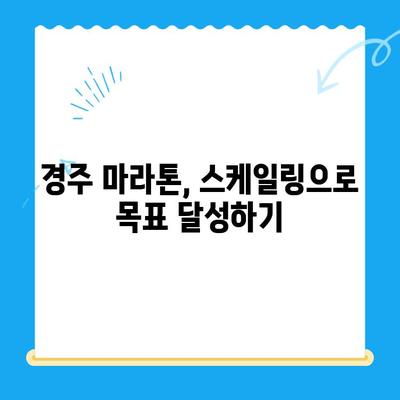 경주 마라톤 스케일링| 비용 절감과 식사 제한, 나에게 맞는 전략은? | 마라톤, 스케일링, 식단, 경주 마라톤, 비용 절감