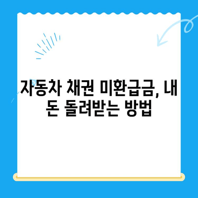 자동차 채권 미환급금, 내 돈 찾는 방법 | 비대면 환급, 확인, 절차, 주의사항