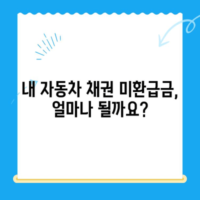 자동차 채권 미환급금 찾는 방법| 간단한 4단계 가이드 | 자동차, 미환급금, 보험, 꿀팁