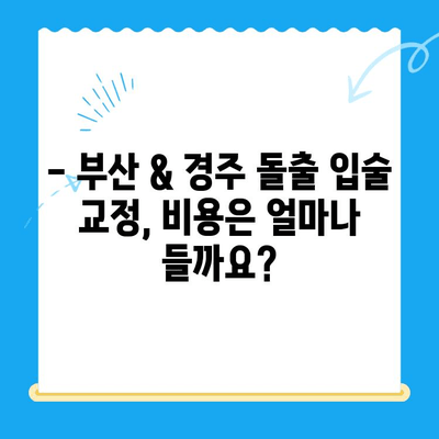 돌출 입술 교정, 부산 & 경주에서 어떻게? | 치과, 솔루션, 비용