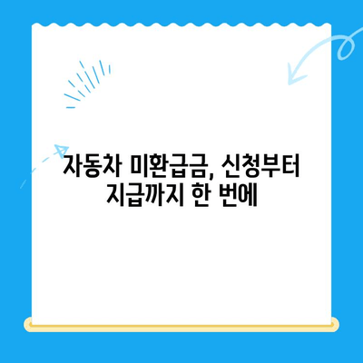 자동차 채권 미환급금, 이렇게 쉽게 찾아서 돌려받자! | 미환급금 조회, 환급 신청, 절차 안내