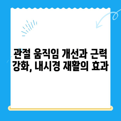 무릎 인공관절 수술 후 빠른 회복을 위한 내시경 재활| 그 중요성과 효과 | 인공관절 수술, 재활, 회복, 내시경