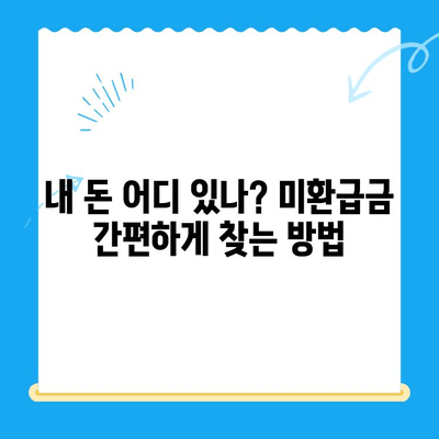 깜짝 돈 찾기! 잠자는 내 돈 찾는 미환급금 찾기 서비스 | 미환급금, 돈 찾기, 꿀팁, 확인