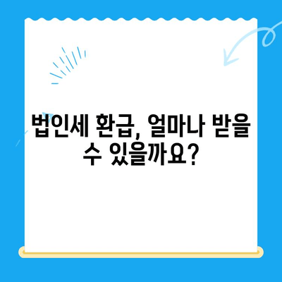 법인세 환급, 놓치지 말고 받으세요! | 법인세 환급 신청, 절세 전략, 전문가 도움