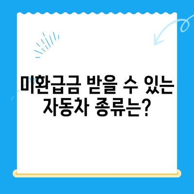 자동차 미환급금 찾아받기| 조회부터 신청까지 간편 가이드 | 자동차세, 환급, 미환급금, 조회 방법, 신청 방법