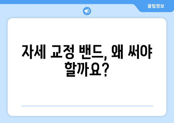 자세 교정 밴드, 편안함과 효과 모두 잡는 선택 가이드 |  자세 교정, 밴드 추천, 착용법, 효과 비교