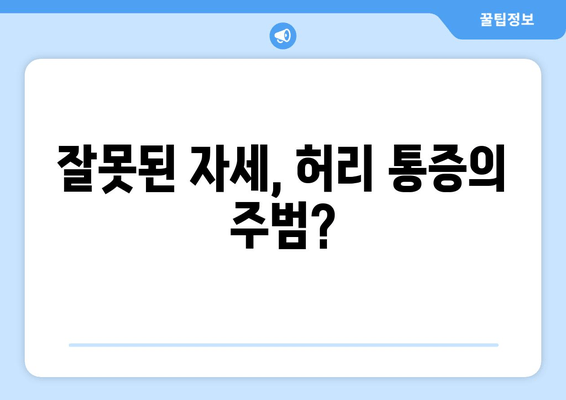 일산 허리통증, 자세교정과 재활 후기|  나의 솔직한 경험 공유 | 허리 통증, 자세 교정, 재활 치료, 일산 병원 후기